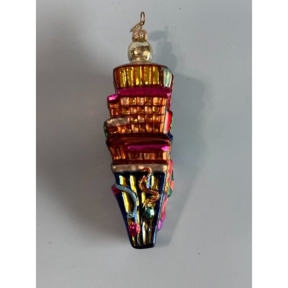 Christopher Radko Times Square New Years Eve Ornament 2000 6" Hand-Painted Glass - Picture 5 of 9